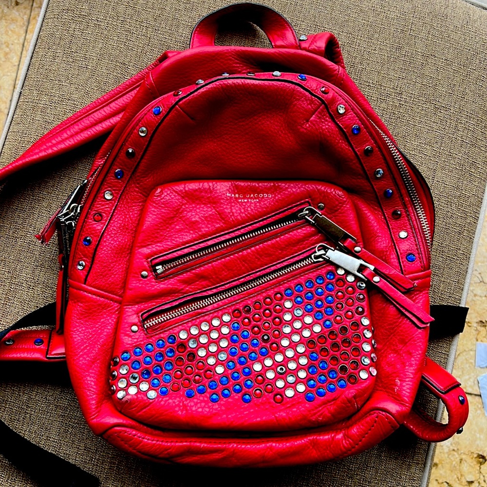 Marc Jacobs girls leather back pack